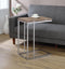 Danson Side Table, Weathered Oak & Chrome